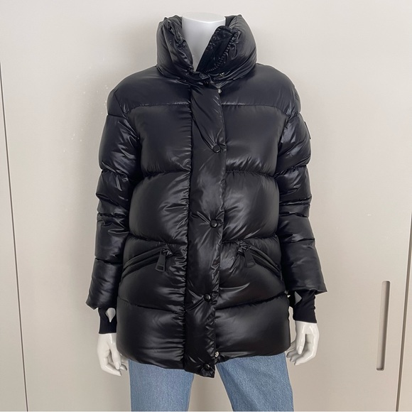 SAM NYC ZOE Puffer Down Coat In Jet Black - Picture 5 of 15